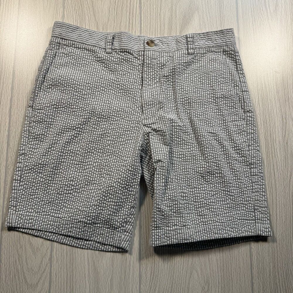 Vineyard Vines Seersucker Breaker Shorts Men’s 32 x 8.5 Blue Preppy Resort